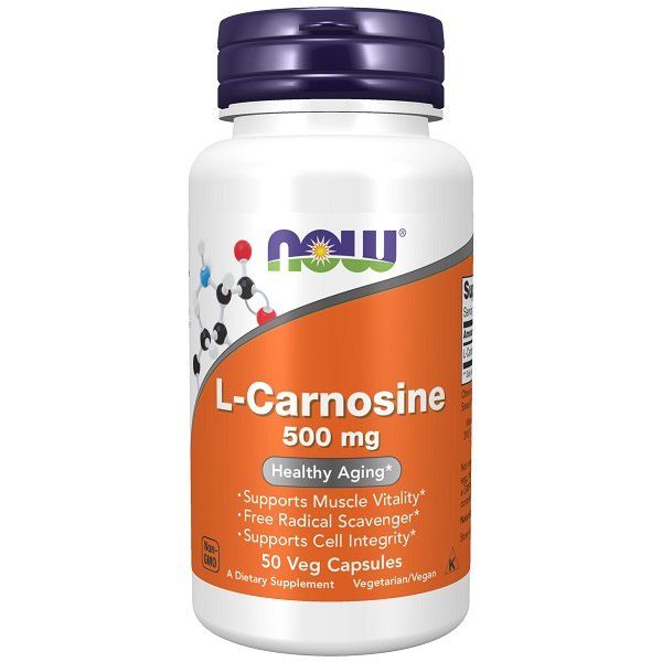 NOW L-Carnosine L-Карнозин 500мг капсулы 655мг N 50