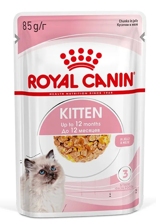 Корм для котят Royal canin kitten в желе 85 г пауч