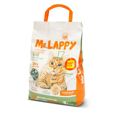 Наполнитель комкующийся для кошачьего туалета Mr.lappy tofu 5 л 2.5 кг зеленый чай