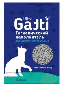Наполнитель минеральный универсальный для кошек Gatti ultra 3 л