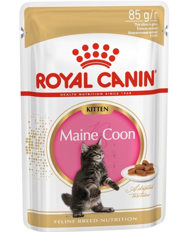 Корм для котят породы мейн-кун Royal canin maine coon 85 г пауч