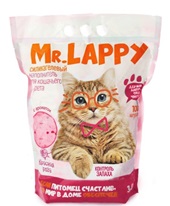 Наполнитель силикагелевый для кошачьего туалета Mr.lappy красная роза 3.8 л