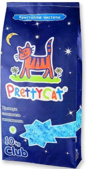 Наполнитель силикагелевый для кошачьего туалета Pretty cat кристаллы чистоты 10 кг