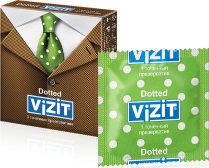 Презервативы Vizit Dotted точечные N 3