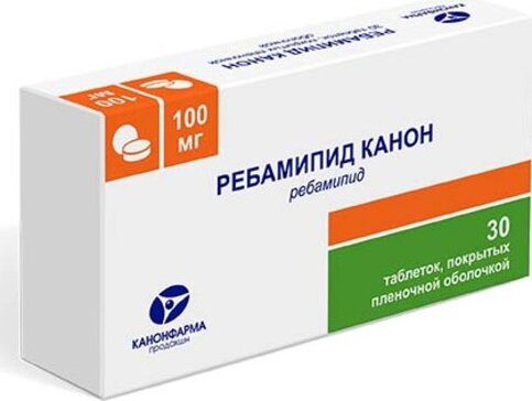 Ребамипид-Канон тб 100мг N 30