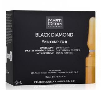 MartiDerm Black Diamond Скин Комплекс+ сыворотка-уход ампульная 2мл борется с признаков старения N 10
