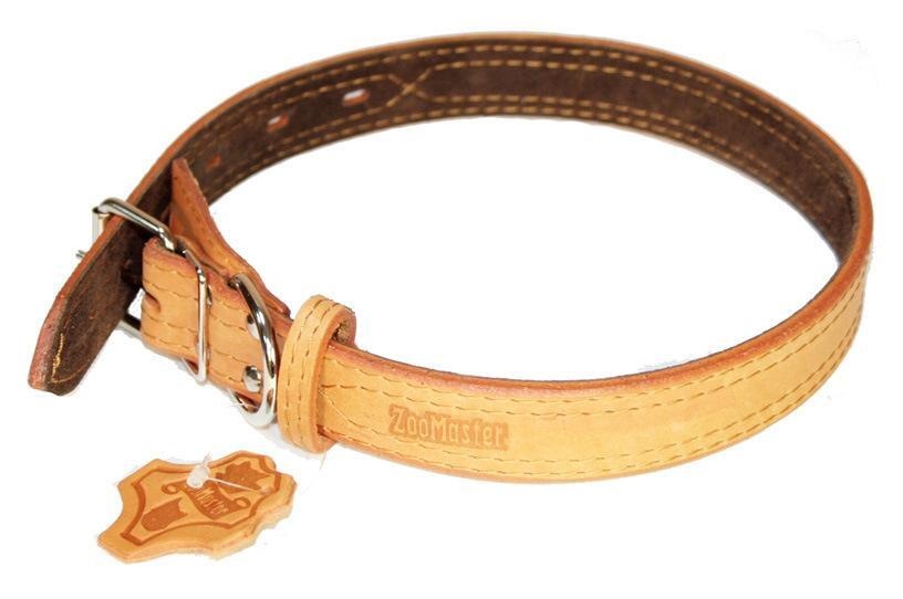 Ошейник Зоомастер с двойной строчкой 45мм