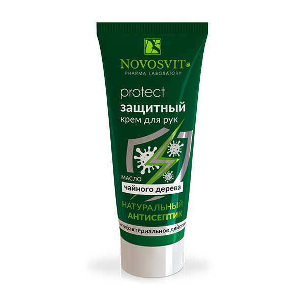 Novosvit Protect крем для рук защитный антибактериальный эффект 75мл