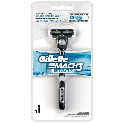 Gillette mach 3 start бритва со сменной кассетой