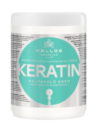 Kallos cosmetics Keratin маска для волос с кератином и молочными протеинами 1000 мл