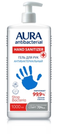 Аура гель для рук антибактериальный 1000 мл