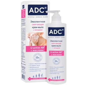 ADC эмолентное смягчающее крем-мыло с липидами 200 мл