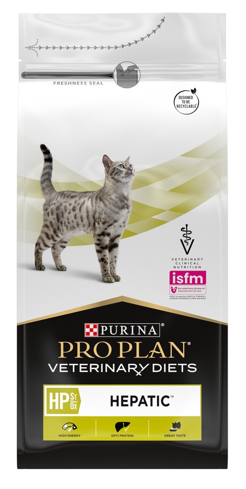 Корм для кошек Purina pro plan veterinary diets hp hepatic диета при заболеваниях печени 1.5 кг