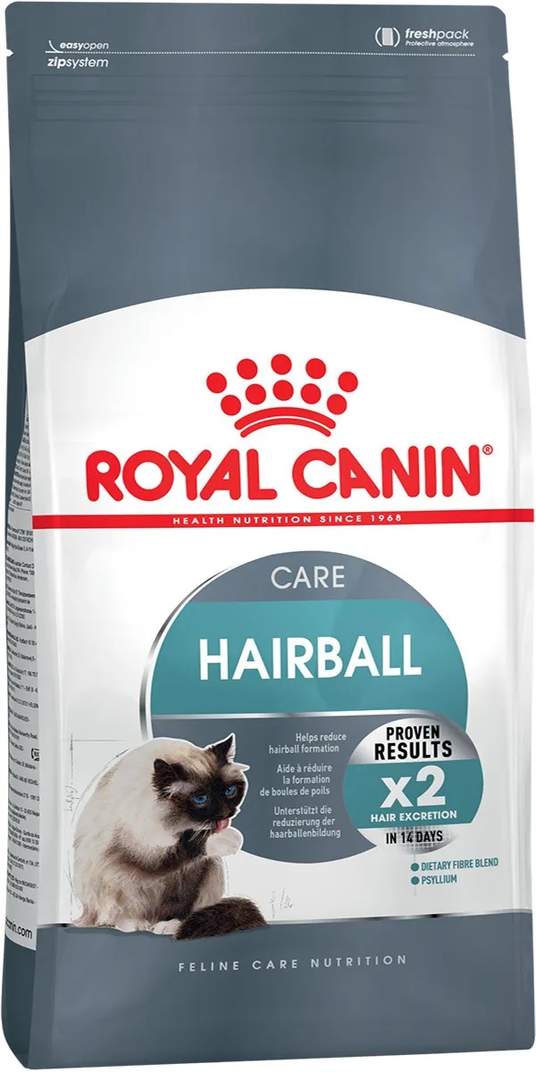 Корм для кошек Royal canin hairball care против комочков шерсти 2 кг