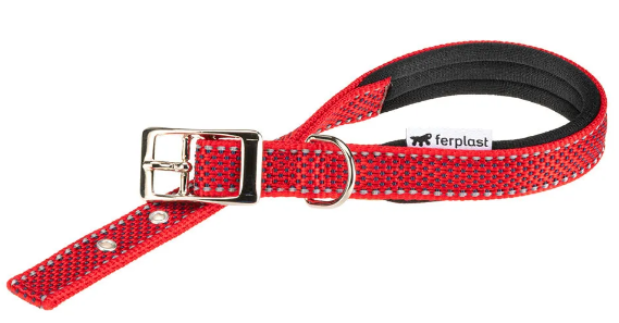 Ошейник черно-красный Ferplast daytona deluxe с20/43
