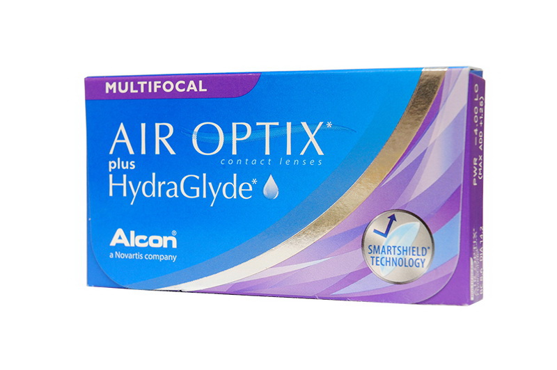 Alcon Air Optix plus HydraGlyde multifocal контактные линзы D14.2/R 8.6/ -10.00 Hi N 3