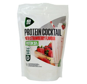 FitActive Protein Cocktail коктейль белковый со вкусом клубники 30г