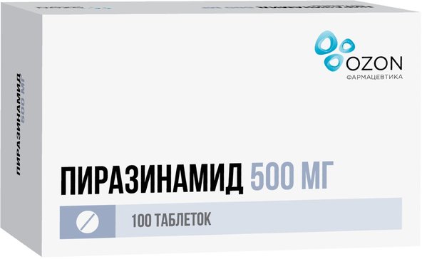 Пиразинамид тб 500мг N 100