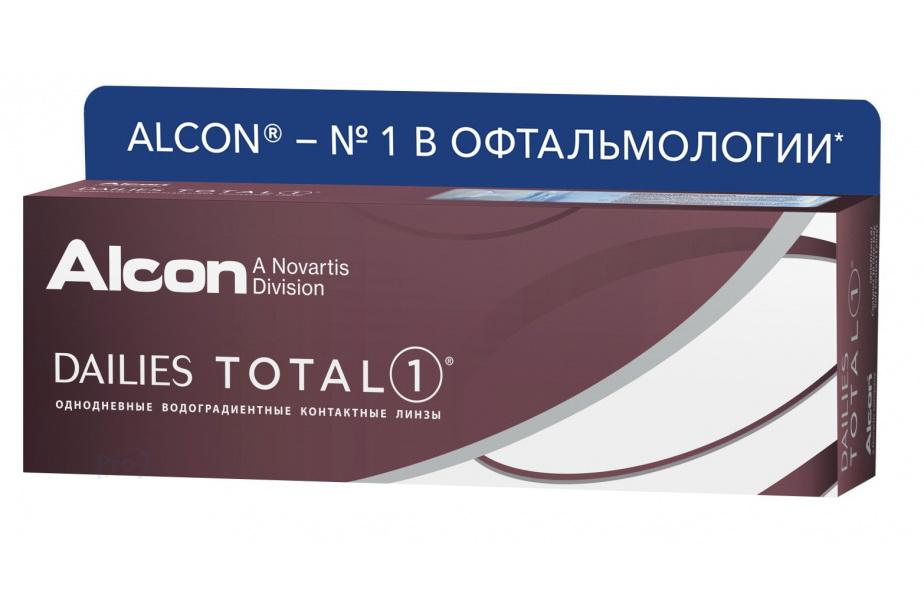 Alcon Dailies Total 1 однодневные контактные линзы D 14.1/R 8.5/ -6.00 N 30