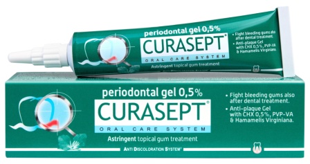 Curasept ads 350 гель пародонтологический хлоргексидин 0,5% с гамамелисом 30 мл
