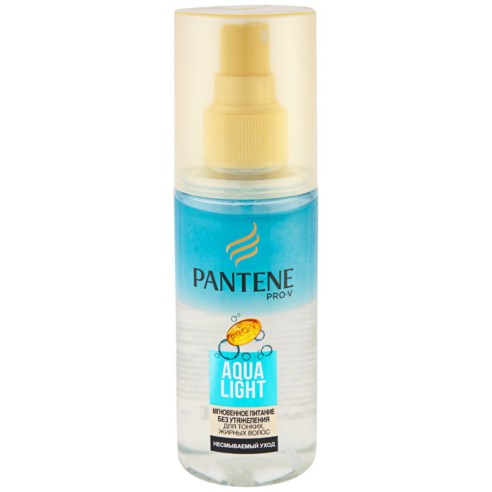 Pantene Pro-V Средство AquaLight несмываемый уход для питания/защиты тонких/жирных волос 150мл