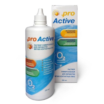Pro Active р-р универсальный для мягких контактных линз 250мл