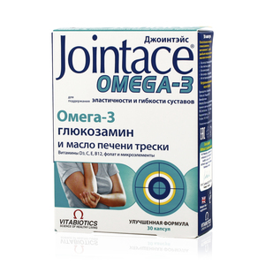 Jointace Omega-3 питательная поддержка суставов капсулы 1485мг N 30