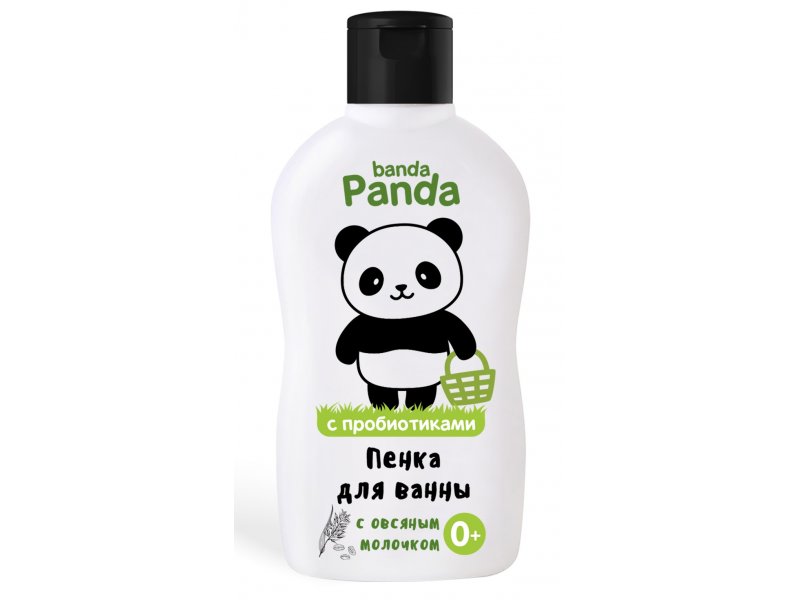 Banda Panda пенка для ванны с овсяным молочком 0+месяцев 250мл