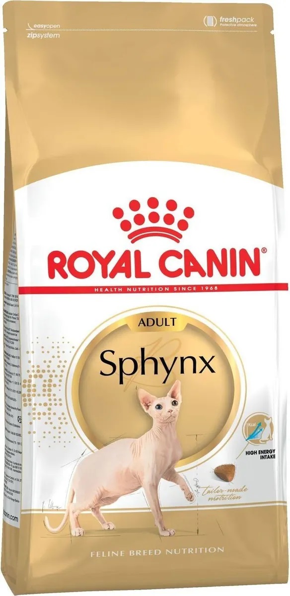 Корм для кошек породы сфинкс старше 12 месяцев Royal canin sphynx 2 кг