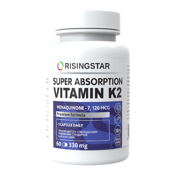 Risingstar витамин K2 330 мг капс N 60