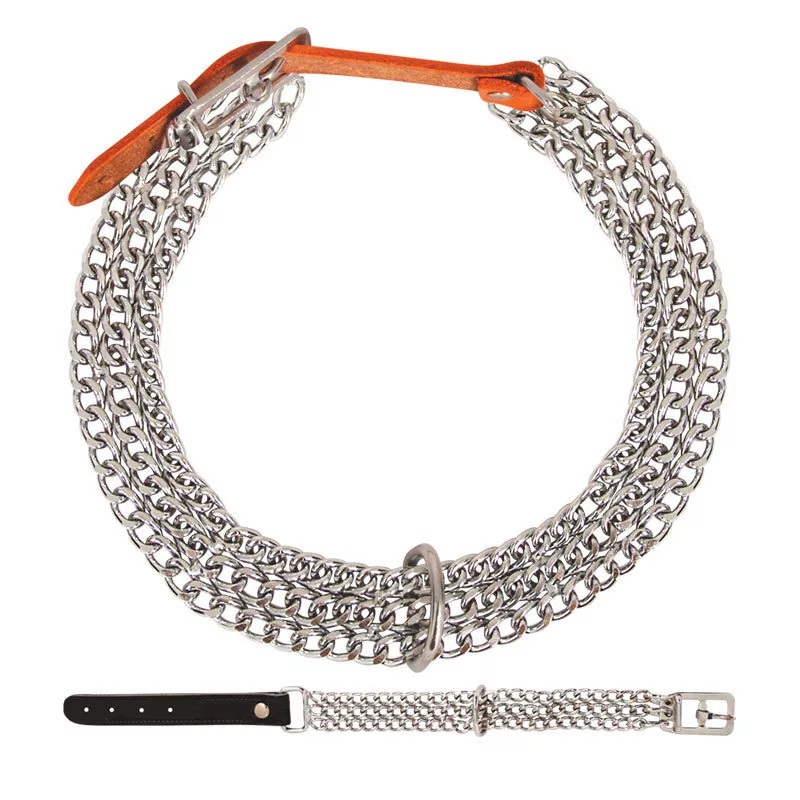 Ошейник-цепь трехрядный Triol 2х350мм shb2035