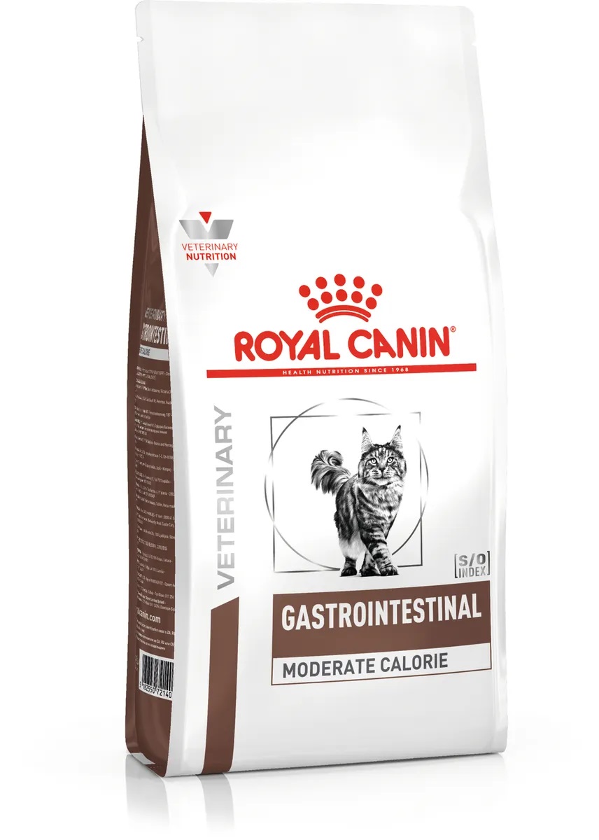 Корм для кошек при нарушении пищеварения Royal canin gastrointestinal moderate calorie gim35 2 кг