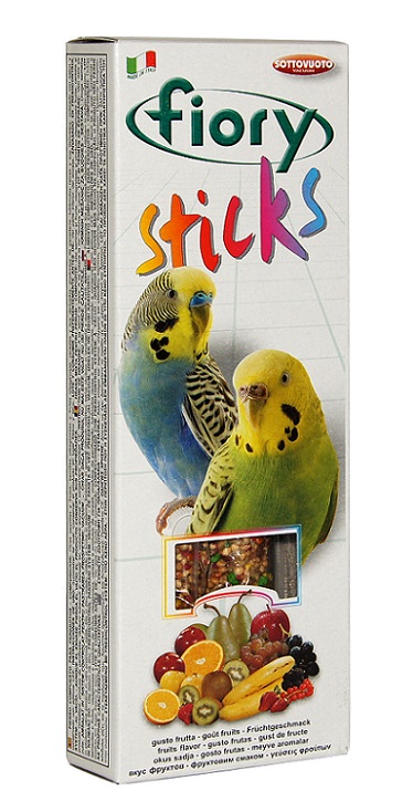 Палочки для попугаев Fiory 30 г n2 sticks с фруктами