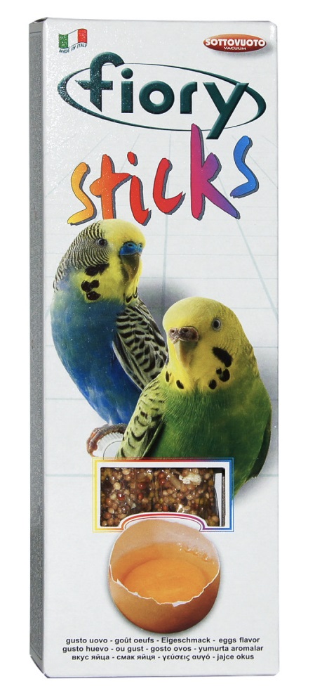 Палочки для попугаев Fiory 30 г n2 sticks с яйцом