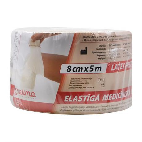 Бинт эластичный 8см х 5м