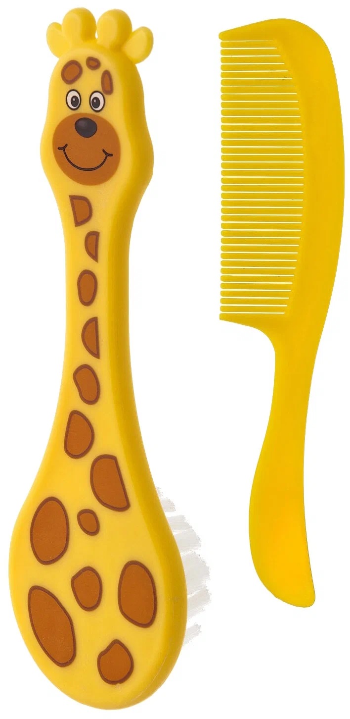 Курносики набор расческа и щеточка Африка /19540/ 0+мес N 2