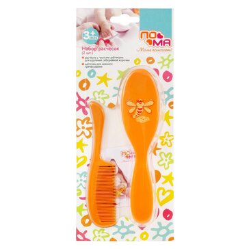 Пома набор расчесок для ухода за волосами с 3+мес /2918/ N 2