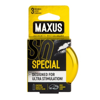 Презервативы Maxus special точечно-ребристые N 3