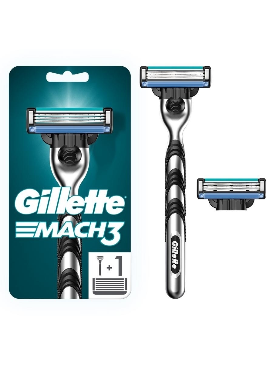 Gillette Mach 3 бритва безопасная со сменной кассетой