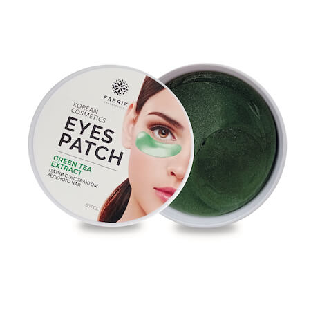 Fabrik Cosmetology Патчи для глаз с экстрактом зеленого чая набор в банке пара N 30