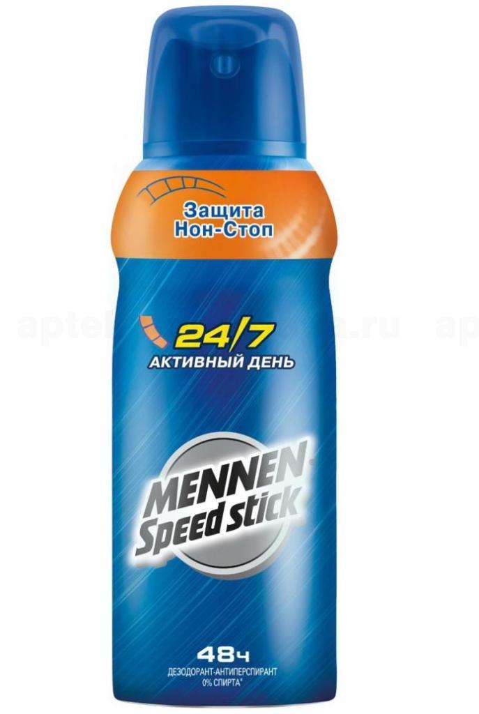 Mennen Speed Stick дезодорант-спрей для мужчин 24/7 активный день 150мл