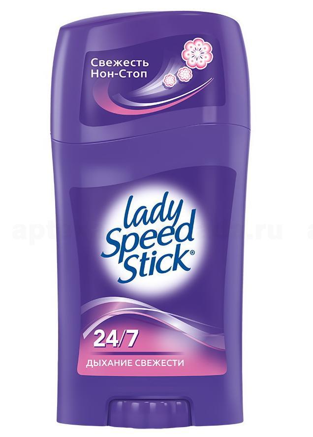 Lady Speed Stick дезодорант в карандаше для женщин 24/7 дыхание свежести 45г