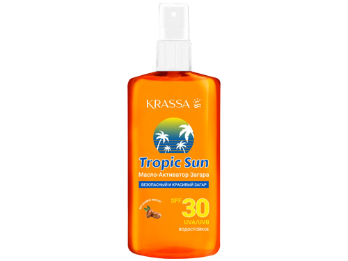 KRASSA Tropic Sun Масло-активатор загара SPF 30 150мл
