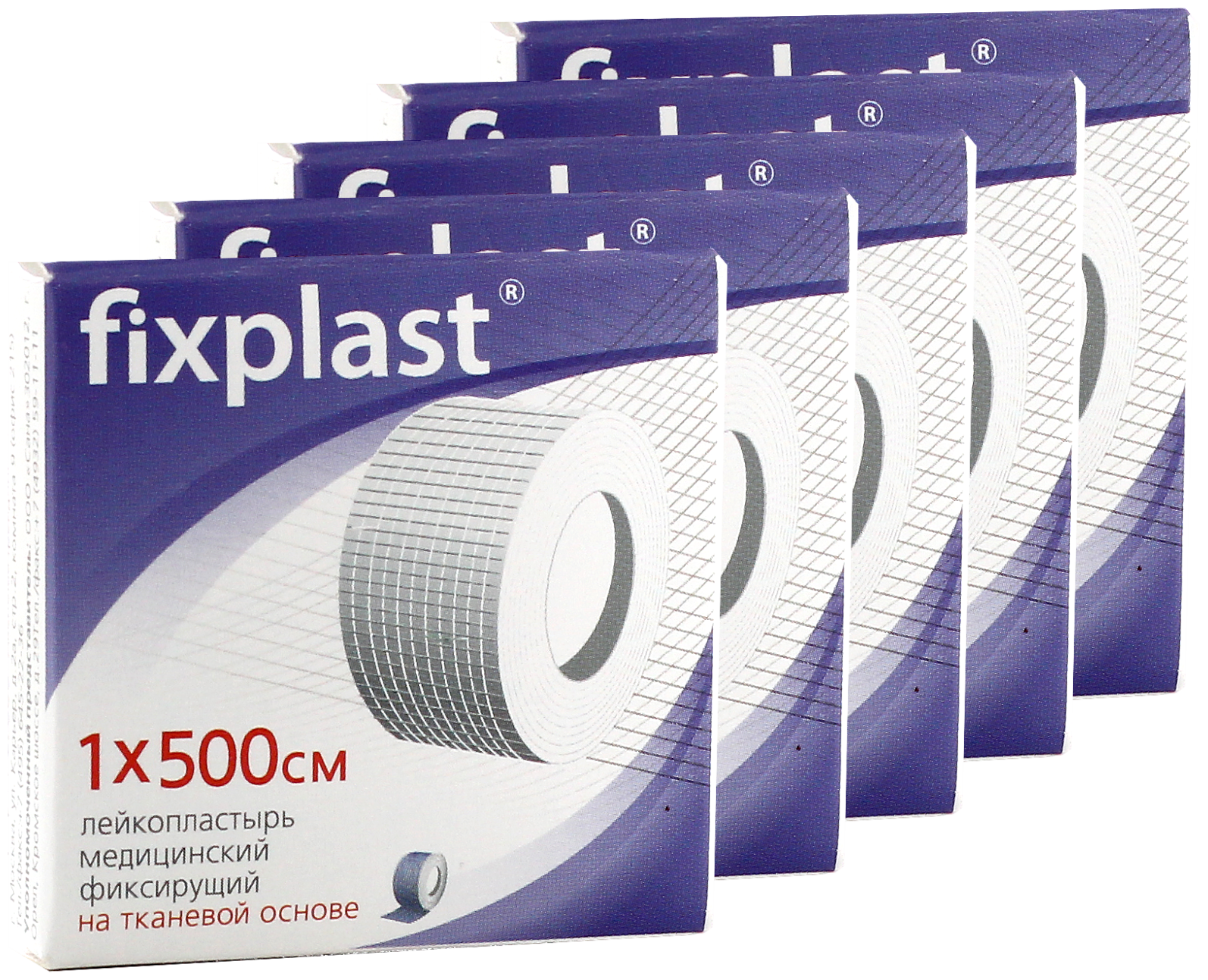 Fixplast Лейкопластырь медицинский фиксирующий тканевая основа 1х500см