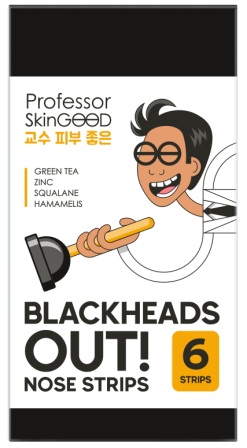 Professor SkinGOOD полоски для носа Blackheads Out N 6