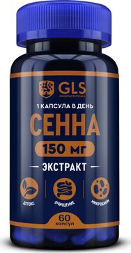 GLS сенна капс 400мг n60