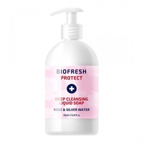 Biofresh Protect глубоко очищающее мыло жидкое с помпой-дозатором 500мл