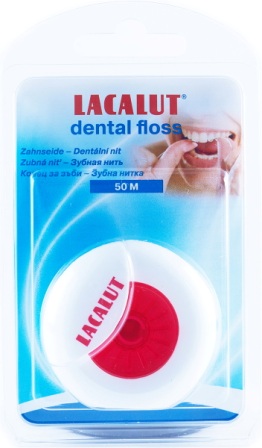 Lacalut зубная нить Дентал 50м