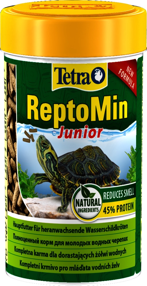 Корм для молодых водных черепах Tetra reptomin 100 мл junior в палочках
