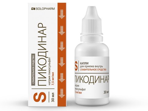 Пикодинар капли для внутр прим 7,5мг/мл 30мл фл